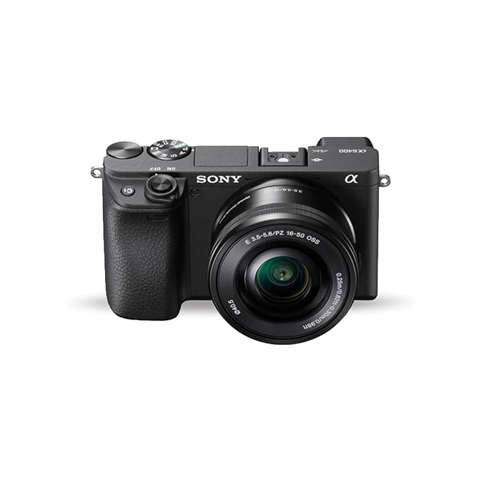 Sony Alpha ILCE-6400L 24.2MP Mirrorless Camera (Black) with 16-50mm Power Zoom Lens Sony Alpha ILCE-6400L 24.2MP Mirrorless Camera (Black) with 16-50mm Power Zoom Lens